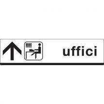 Cart. Alluminio 100x25cm Uffici (freccia Avanti) - Manutan