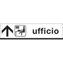 Cart. Alluminio 100x25cm Ufficio (freccia Avanti) - Manutan