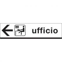 Cart. Alluminio 100x25cm Ufficio (freccia A Sinistra) - Manutan