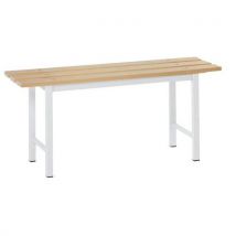 Panca Doghe Legno Bianco 100cm 100x35x45 Bianco - Manutan