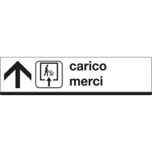 Cart. Allum Scatolato 100x25cm Carico Merci (freccia Avanti) - Manutan