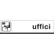 Cartello Alluminio 100x25cm Uffici - Manutan