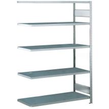 Schulte - Scaffalatura Industriale Easy-Fix - Elemento Successivo Galvanizzato 2500x1300x300 mm - 6 Ripiani - Carico 1800 kg
