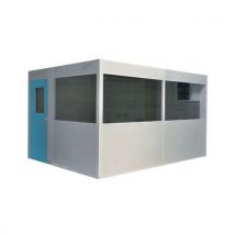 Cabina-ufficio 5x3m A Doppia P Arete In Acciai O E Melammini - Manutan