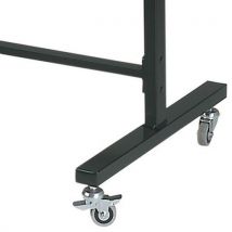 Lotto di 4 Rotelle Girevoli - 4 - Per Appendiabiti Colore:grigio - Gardelux By Hermeta