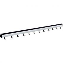 Gardelux By Hermeta - Attaccapanni A Muro Allure Mod.1 Alluminio Colore:nero