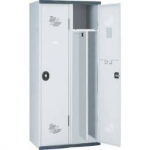 Acial - Arm. Mono Base Is 2 Col L800x H1800xp500 Chia Ve Grigio C.