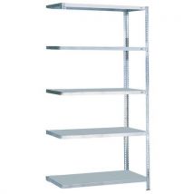 Schulte - Scaffalatura Industriale Zincata Quick-Fix Plus - 2000x1000x400 mm - 5 Ripiani - Carico 150kg/ripiano