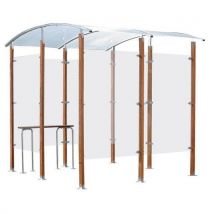 Mottez - Riparo Per Fumatori Design 4m² Isolato Ole