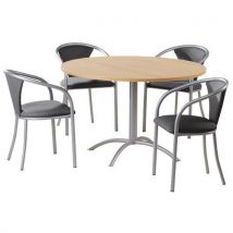 Perfecta - Kit Conferenza Laser - Col. Rip.: Grigio - Seduta L: 45 Cm