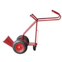 Fimm - Carrello Portabombole Con Maniglione In Acciaio 250 Kg - Ruote Pneumatiche