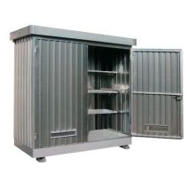 Container Modulare Zincato 300L - Acciaio Resistente - Soluzioni Acquose e Idrocarburi - 2350x1150x2350mm