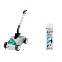 Ampere System - Macchina Di Tracciatura + 1 Spray Bianco Traffic Extra