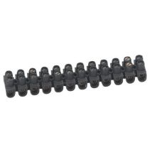 Legrand - Connettori Domino NYLBLOC - 10 mm² Nero - 12 Pezzi - Elettricità