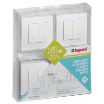 Lotto di 5 Cornice Mosaic 2x2 Moduli - Legrand