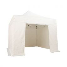 Leisure N Pleasure - Gazebo Con Tetto E 4 Pareti (3 Chiuse + 1 Porta) 3x3 Metri