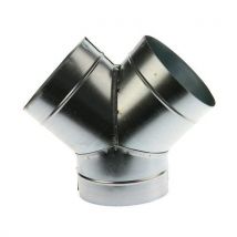 Arem - Derivazione a 45° per Condotto Ventilazione - Acciaio Diametro 125 mm