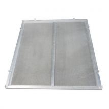 Larbaletier - Protezione Laterale Dx/sx L 1600 Per Estremità Con Pensilina In Alluminio Grezzo