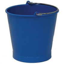 Gilac - Secchio Tondo 13 L Manico Inox - Blu