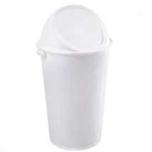 Gilac - Contenitore 35 L Con Coperchio Basculante - Bianco