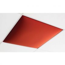 Lotto di 4 Pannello Acustico Da Soffitto 50 Mm T24 Rosso