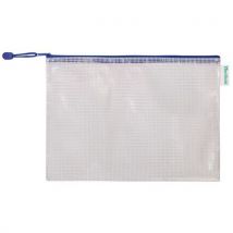 Lotto di 8 Busta Con Cerniera Tcollection - Formato A4 Orizzontale 330 X 240 Mm