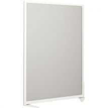 Ligne M - Parete Divisoria Acustica 170x100 Cm Bianco Twist Grigio