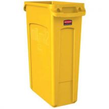 Rubbermaid - Contenitore Slim Jim Con Aerazione - 87 L - Giallo