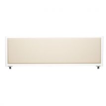 Ligne M - Schermo Separ. Acustico 495x1600 Profilo Bianco Twist Beige