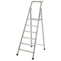 Tubesca-Comabi - Scaletta 6 Gradini Altezza=143 M Poggiapiedi Pieghevole