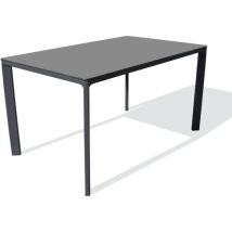Ezpeleta - Tavolo Da Giardino Meet 160x90cm Laccato - Grigio Antracite
