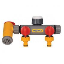 Hozelock - Selettore 2 Circuiti A Riempimento Rapido