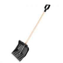 Pala Da Neve In Plastica Con Manico In Legno Larghezza: 465 Cm - Manutan