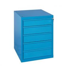 Cassettiera 600x620x830mm 5 Cassetti - Manutan