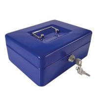 Cassetta Per Valuta Eco (3 Scomparti) Blu - Manutan