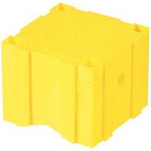 Somefi - Cubo con Rulli per Nastro Trasportatore - Carico Max 4.5kg - Fissaggio Vite/Chiodo - Modello Chiuso 63x63x50mm