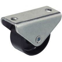 Tente - Rotella Fissa D 45 Mm P 50kg Rivestimento Poliprop. Nero