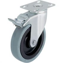 Blickle - Rot.piastr.gir+fr D100mm P90kg Moz Liscio Corp Poliam+caucc