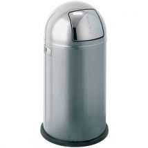 Wesco - Pattumiera Push 50l Grigia 755 X Dia 39