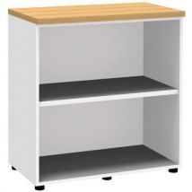 Quadrifoglio - Libreria Open Bianco E Bianco/ Faggio Ripianio Sup H Tot.:89
