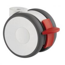 Tente - Rotella Girevole Con Freno Portata 100 Kg Diametro 75 Mm