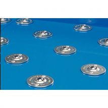 Somefi - Piano A Sfere Senza Piedi Dim. 676x676 Mm Passo 100 Mm