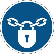 Brady - Cartello: Serratura Obbligatoria 200 Mm