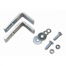 Lotto di 2 Ganci Per Supporti Biciclette Galvanizzati - Modello 2500 - WSM