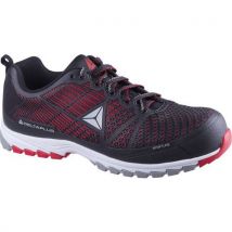 Delta Plus - Scarpa Bassa Poliuretano/mesh - S1p Hro Src Nero-rosso Tg 47