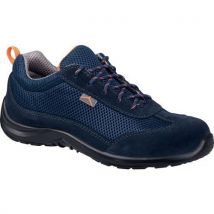 Delta Plus - Scarpa Bassa Pelle Scamosciata E «mesh» - S1p Src Blu Tg 43