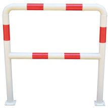 Barriera Sicurezza Con Piastra Ø 59mm Lungh. 2m Bianca/rossa - Manutan