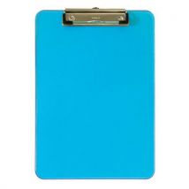 Maul - Cartellina A4 Maulneon Blu Plastica Con Pinza Ad Archetto