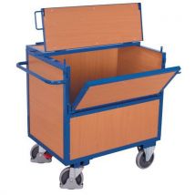 Variofit - Carrello Contenitore In Legno - 2 Sponde Semiribaltabili-l1170-500k - Variofit