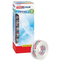 Tesa - 8 Rotoli Di Nastro Adesivo Tesa Crystal 33 M X 19 Mm